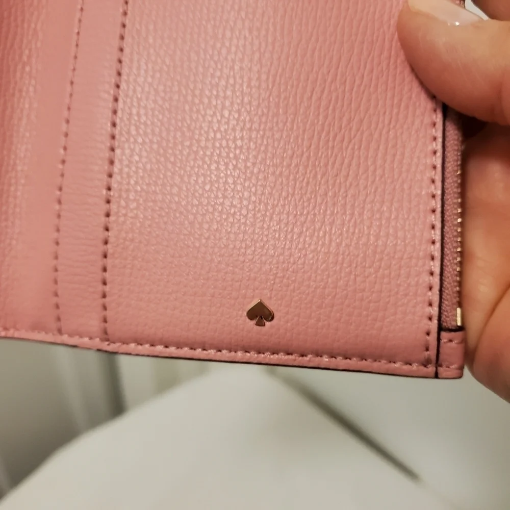 EC Kate Spade Pink Safiano Leather Wristlet/Wallet, Colorful